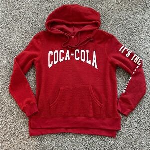 Coca Cola fleece Hoodie Sweatshirt